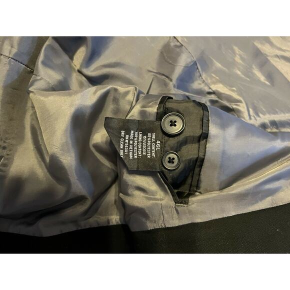 Louis Raphael Comfort Fit Suit Separate Jacket black Sz 46L two button vent - Picture 8 of 12